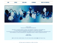 Tablet Screenshot of cindylensen.com